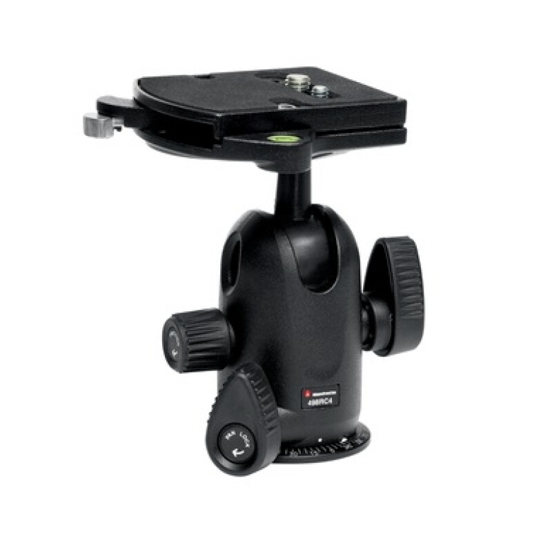 Manfrotto 498RC4 MIDI BALL HEAD W/ RC4 шаровая штативная голова с быстросъемной площадкой