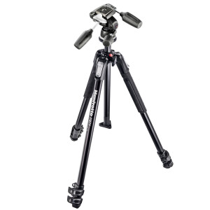 Manfrotto MK190X3-3W 190X ALU 3 SECTION KIT 3W H штатив для фото- и видеокамеры