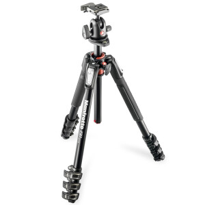 Manfrotto MK190XPRO4-BH 190 KIT ALU 4-S TRIPOD + BALL алюминиевый штатив с шаровой головой 496RC2