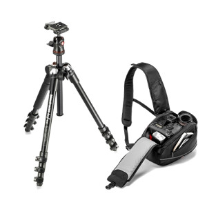 Manfrotto MKBFRA4-BH/MB MA-S-A1 комплект штатив с головой и сумка-слинг для камеры