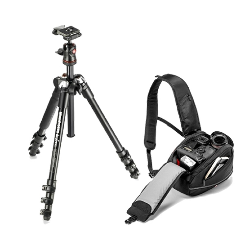 Manfrotto MKBFRA4-BH/MB MA-S-A1 комплект штатив с головой и сумка-слинг для камеры
