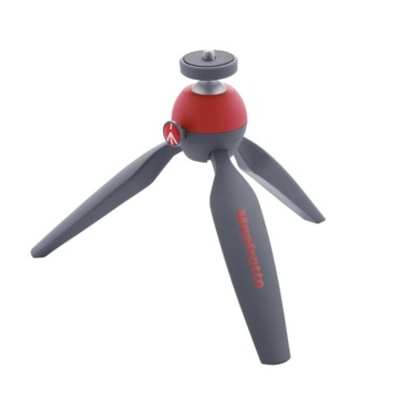 Manfrotto MTPIXI-RD PIXI MINI TRIPOD RED мини-штатив мини с шаровой головой для фото- и видеокамер