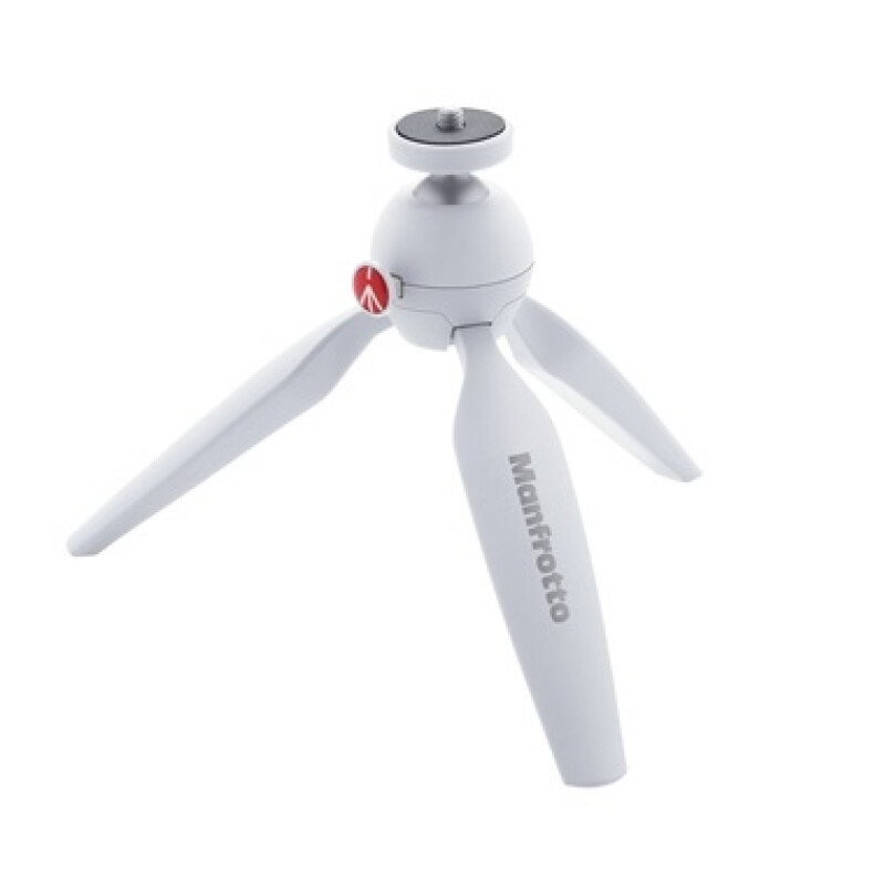 Manfrotto MTPIXI-WH PIXI MINI TRIPOD WHITE мини-штатив с шаровой головой для фото- и видеокамеры