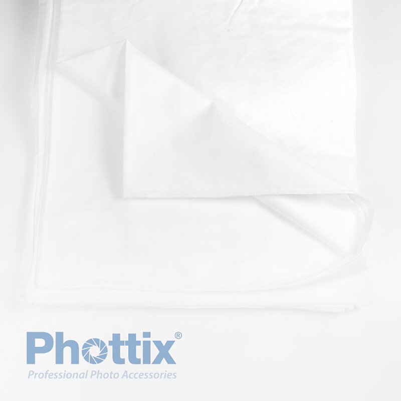 Phottix 83510 бесшовный фон-муслин 3x6 м белого цвета