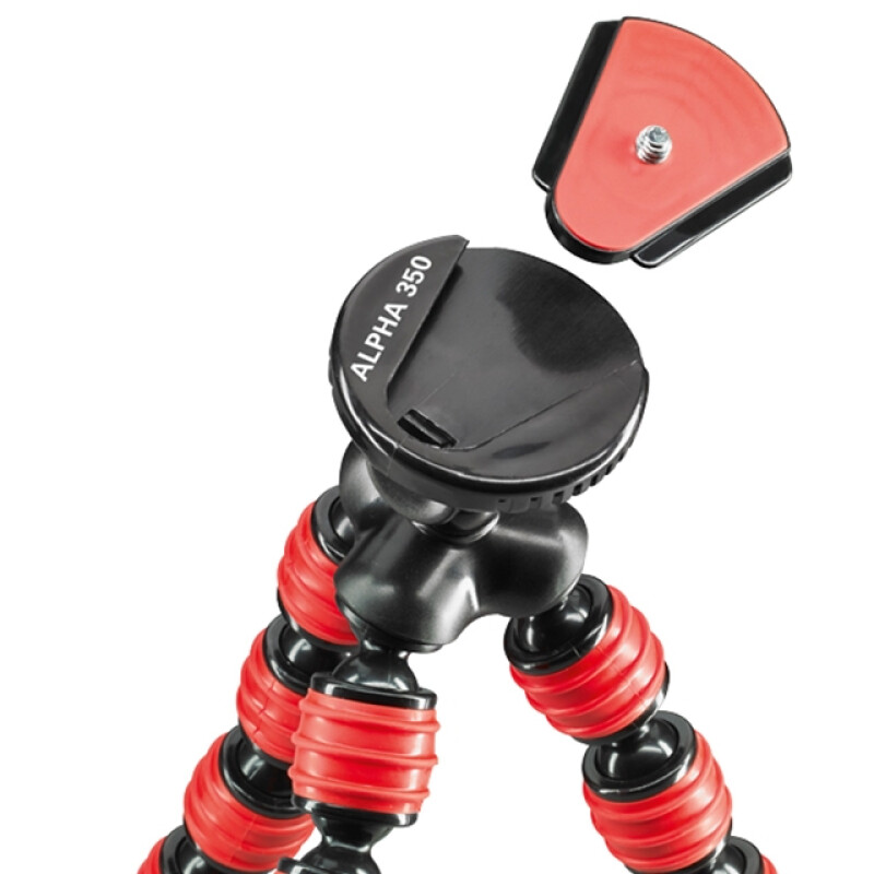 Cullmann ALPHA 350 Red настольный штатив красный