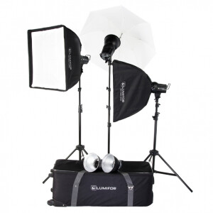 Lumifor AMATO 200 ADVANCE KIT комплект импульсных осветителей 3х200 Дж