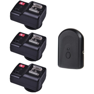Lumifor LRT-4DCKIT-3 универсальный 4-канальный радиосинхронизатор с 3 приемниками