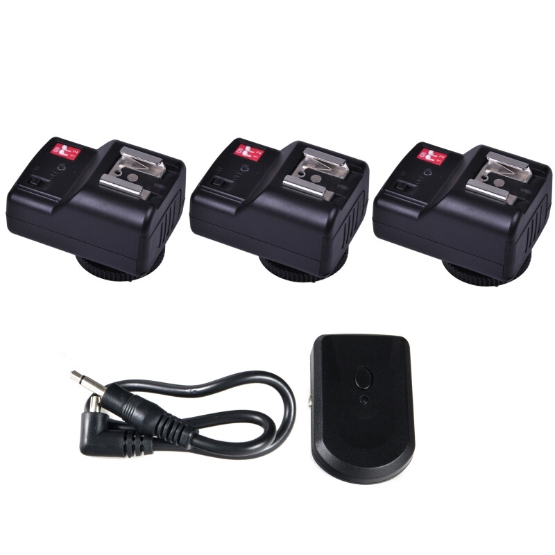 Lumifor LRT-4DCKIT-3 универсальный 4-канальный радиосинхронизатор с 3 приемниками