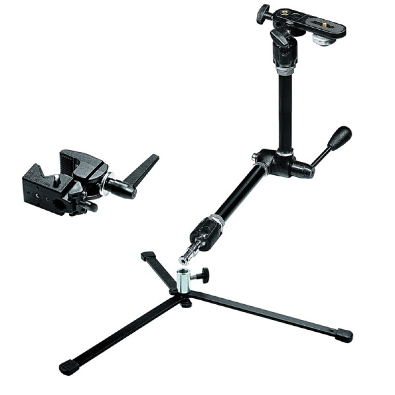 Manfrotto 143 шарнирный кронштейн в комплекте с зажимом и складной стойкой