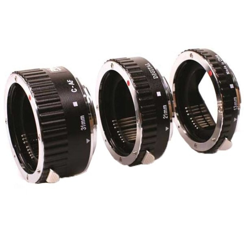 Phottix 61250 AF набор из 3 металлических колец для макросъемки система Canon