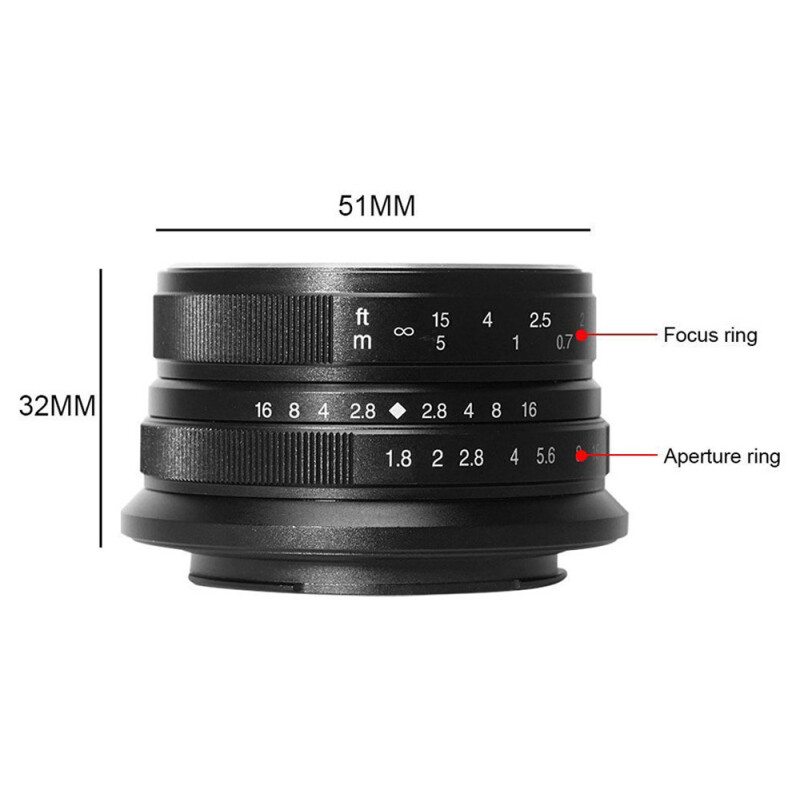 7Artisans 25mm f/1.8 E-Mount фотообъектив