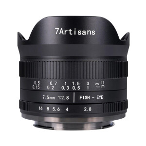 7Artisans 7.5mm f/2.8 II FishEye X-Mount (Fujifilm) фотообъектив