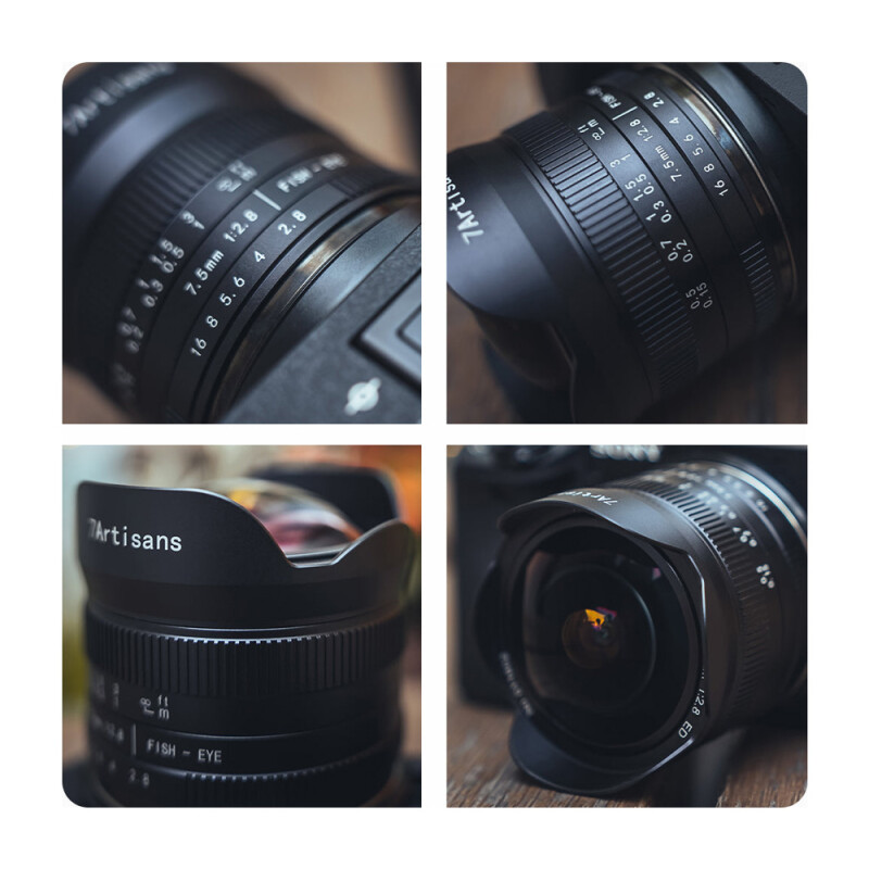 7Artisans 7.5mm f/2.8 II FishEye X-Mount (Fujifilm) фотообъектив