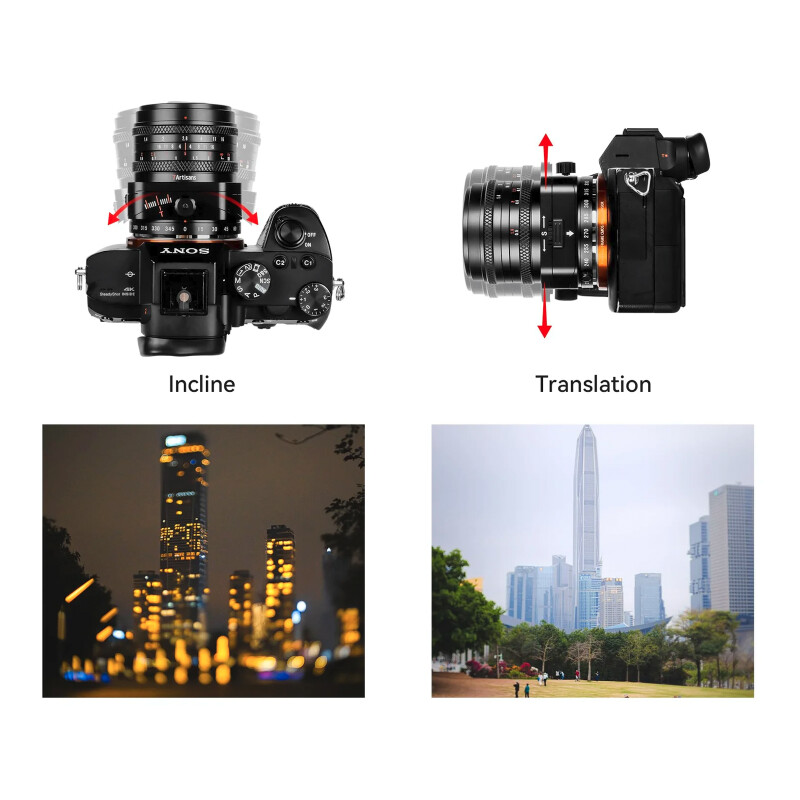 7Artisans Tilt-shift 50mm f/1.4 E-Mount фотообъектив