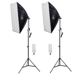 Grifon LED-5070 2x60 набор 120 Вт с двумя софтбоксами 50х70 см