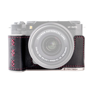 PGYTECH Leather Camera Case for FUJIFILM X-M5 Midnight Black чехол для камеры черный
