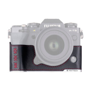PGYTECH Leather Camera Case for FUJIFILM X-T5 Midnight Black чехол для камеры черный