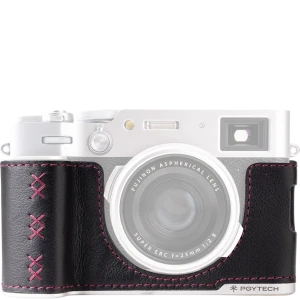PGYTECH Leather Camera Case for FUJIFILM X100VI Midnight Black чехол для камеры черный