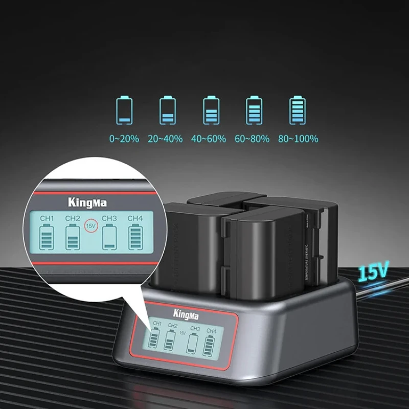 KingMa BM069 зарядное устройство для аккумуляторов LP-E6