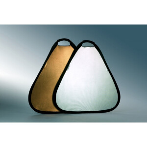 Visico TR-051 Silver/Gold треугольный отражатель серебро/золото 80 см