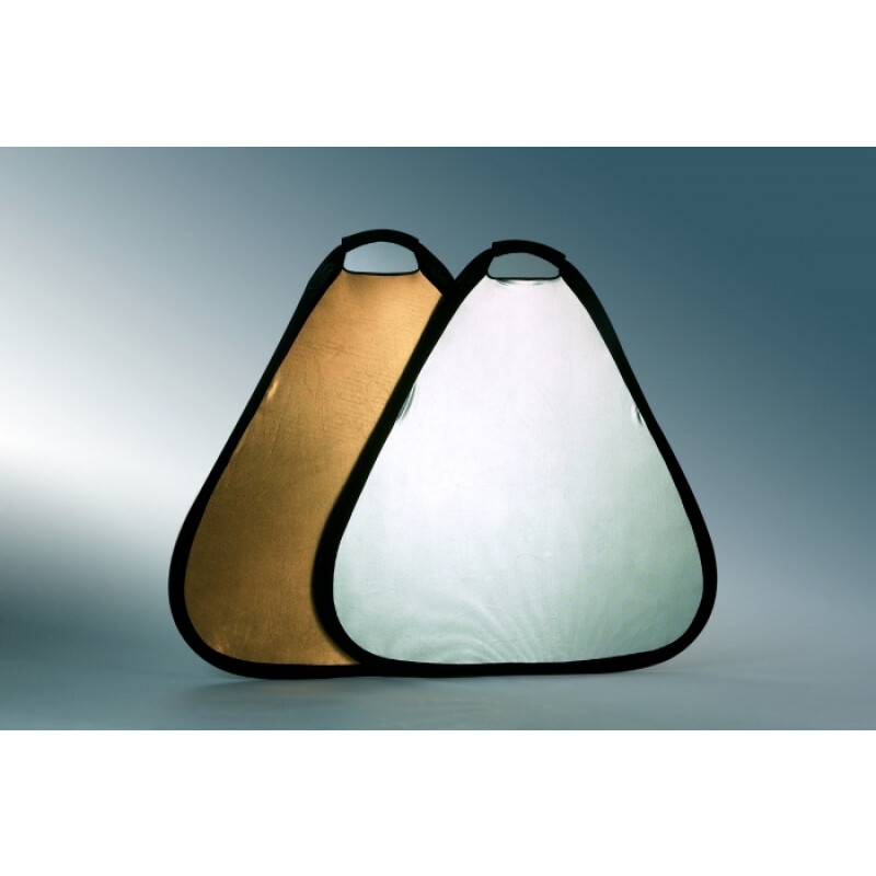 Visico TR-051 Silver/Gold треугольный отражатель серебро/золото 80 см