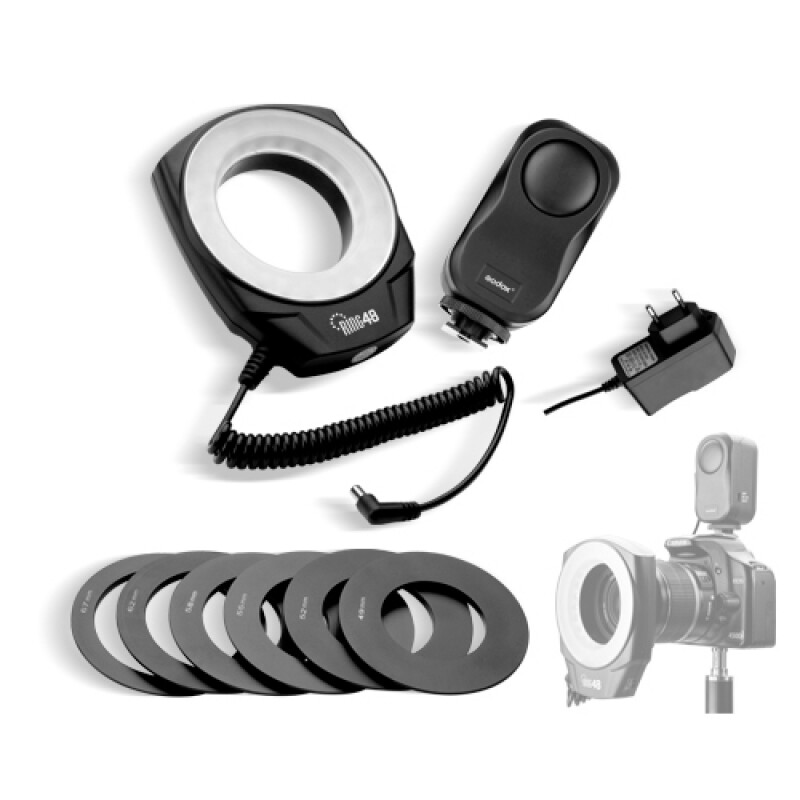 Grifon LED-48 осветитель для фотокамеры кольцевой в комплекте