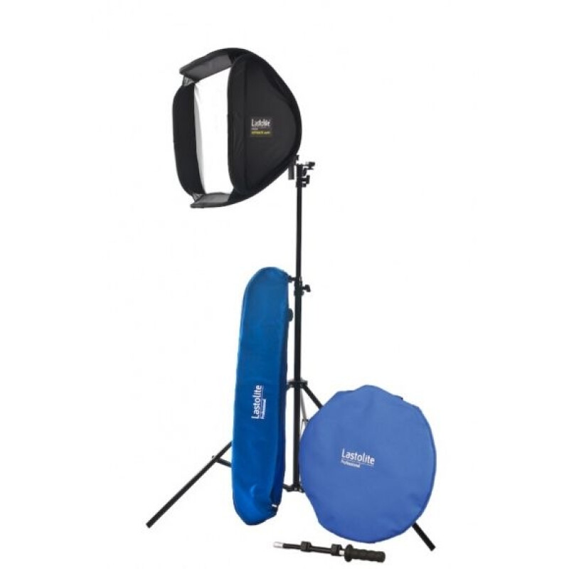 Lastolite LS2470 Ezybox Hotshoe комплект софтбокс 38 см кронштейн и стойка