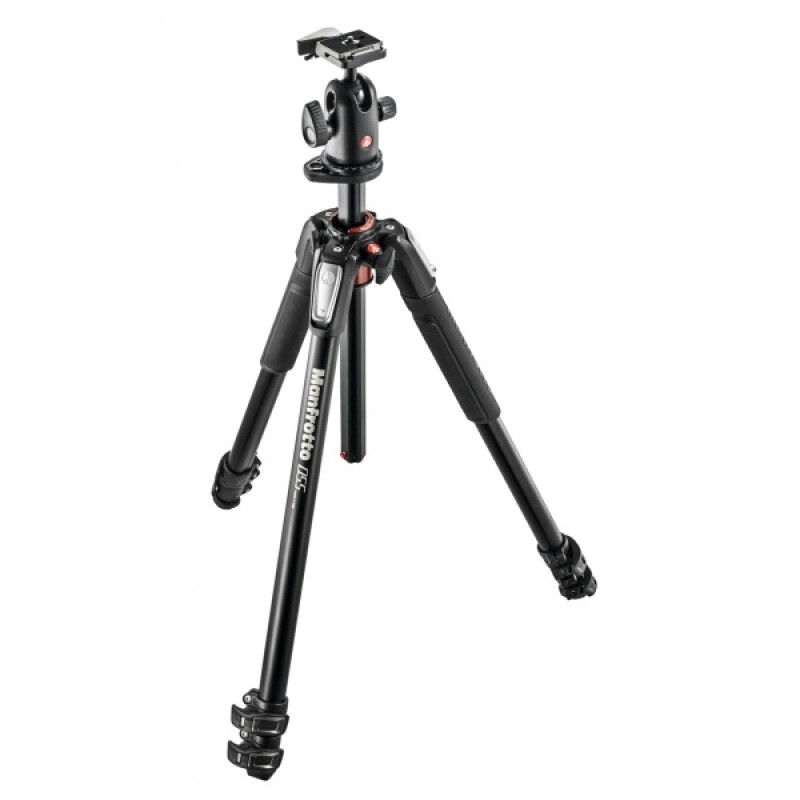 Manfrotto MK055XPRO3-BH штатив и шаровая головка для фотокамеры