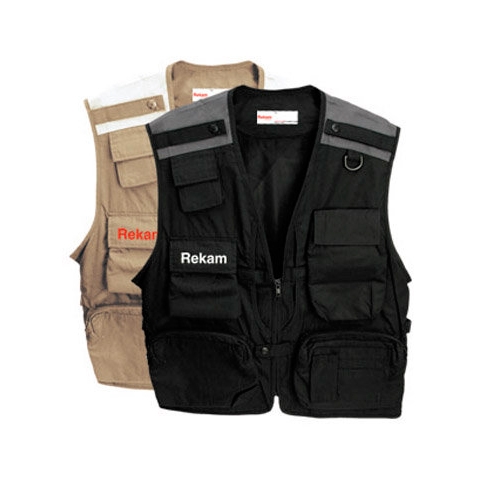 Rekam Vest 13 XL фотожилет черный