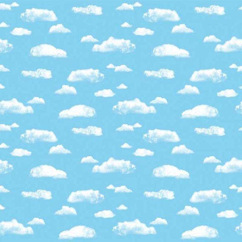 Ella Bella COROBUFF CLOUDS (12850) фон бумажный объемный белые облака 120х190 см