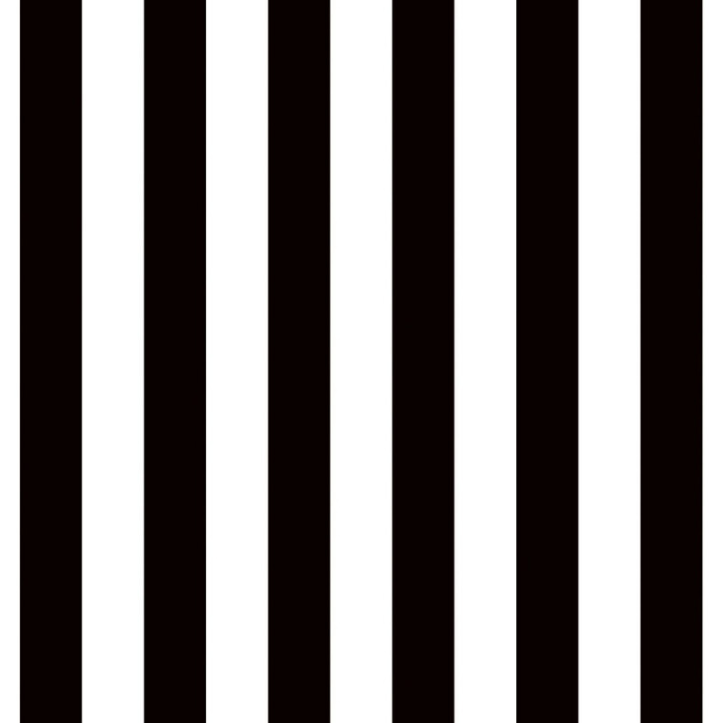Ella Bella FADELESS STRIPE BLK/WHT (57625) фон бумажный полоски черно-белые 120х1500 см
