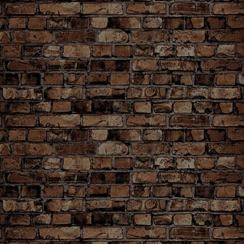 Ella Bella PHOTO BACKDROP AGED BRWN BRICK (2517) фон бумажный старый кирпич терракотовый 120х180 см