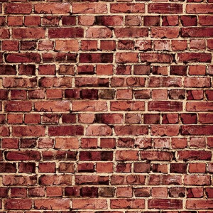 Ella Bella PHOTO BACKDROP AGED RED BRICK (2516) фон бумажный старый кирпич красный 120х180 см