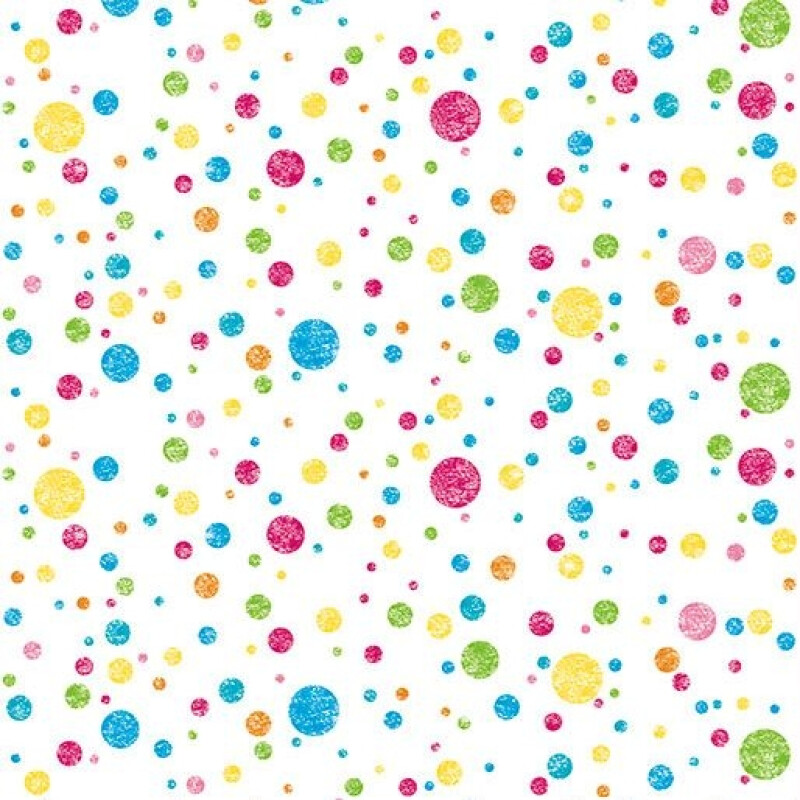 Ella Bella PHOTO BACKDROP MULTI DOTS (2508) фон бумажный разноцветные пятнышки 120х365 см