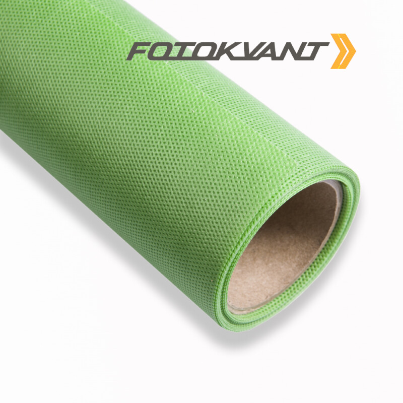 Fotokvant BN-1621 Green нетканый фон 1,6х2,1 м зеленый