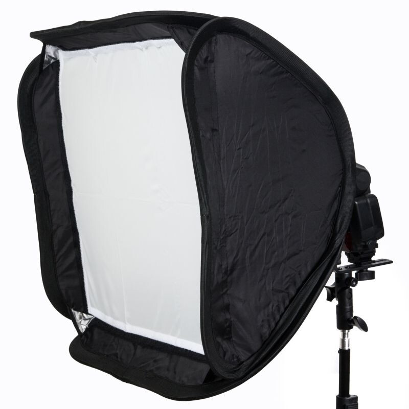 Lumifor LS-5050-F2 софтбокс для накамерной вспышки 50 см с кронштейном
