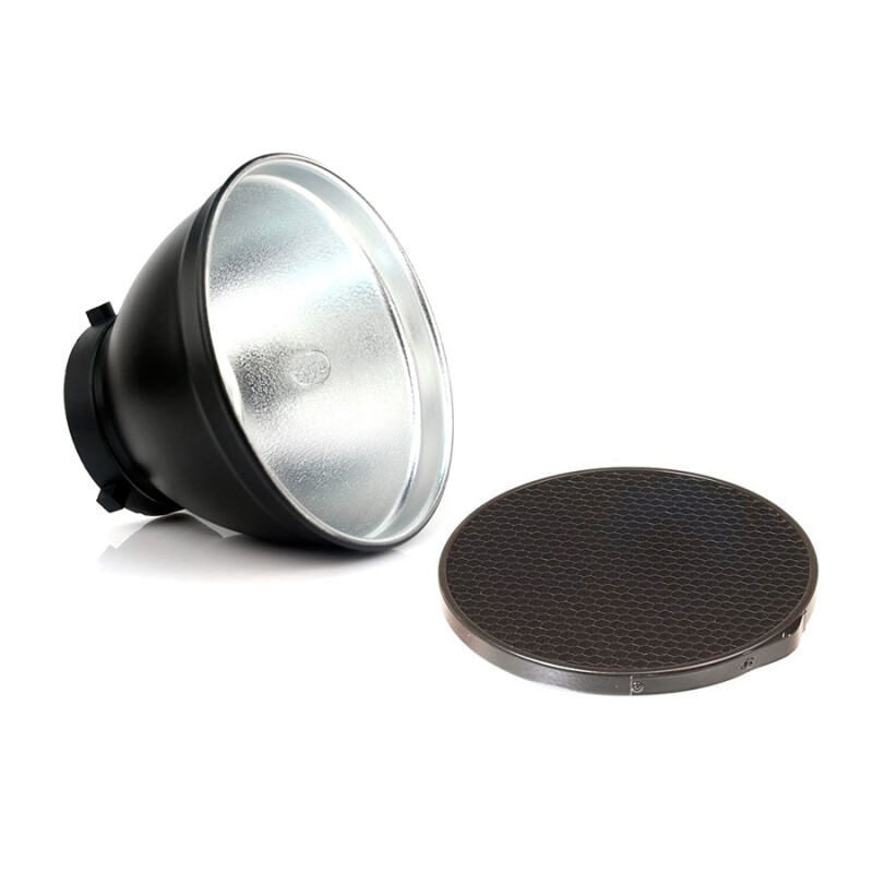 Grifon RF-18HC серебряный рефлектор с сотовой решеткой диаметр 18 см