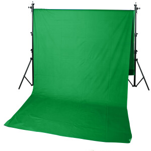 GreenBean Field Green фон тканевый хромакейный зеленый 300х700 см