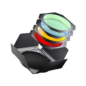 Lumifor LBD-2 шторки с сотами 18 см 4 гелевых фильтра