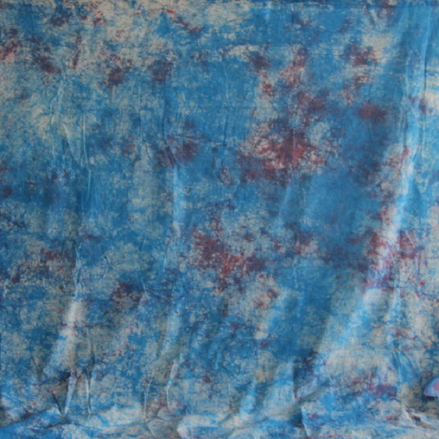 Grifon TI W-352 фон пятнистый темно-лазурный с розовым 3х5 м