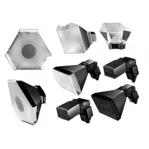 Falcon Eyes FGA-EX комплект насадок для накамерных вспышек