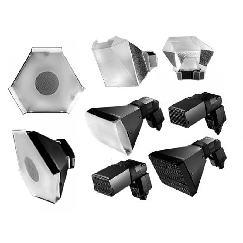 Falcon Eyes FGA-EX комплект насадок для накамерных вспышек