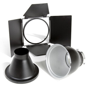 Bowens BW-1882 базовый комплект рефлектор 60 град. со шторками и тубусом