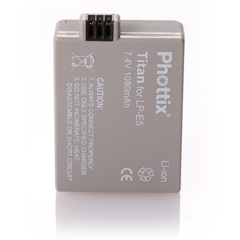 Phottix LP-E5 (20270) аккумуляторная батарея для фотокамеры системы Canon