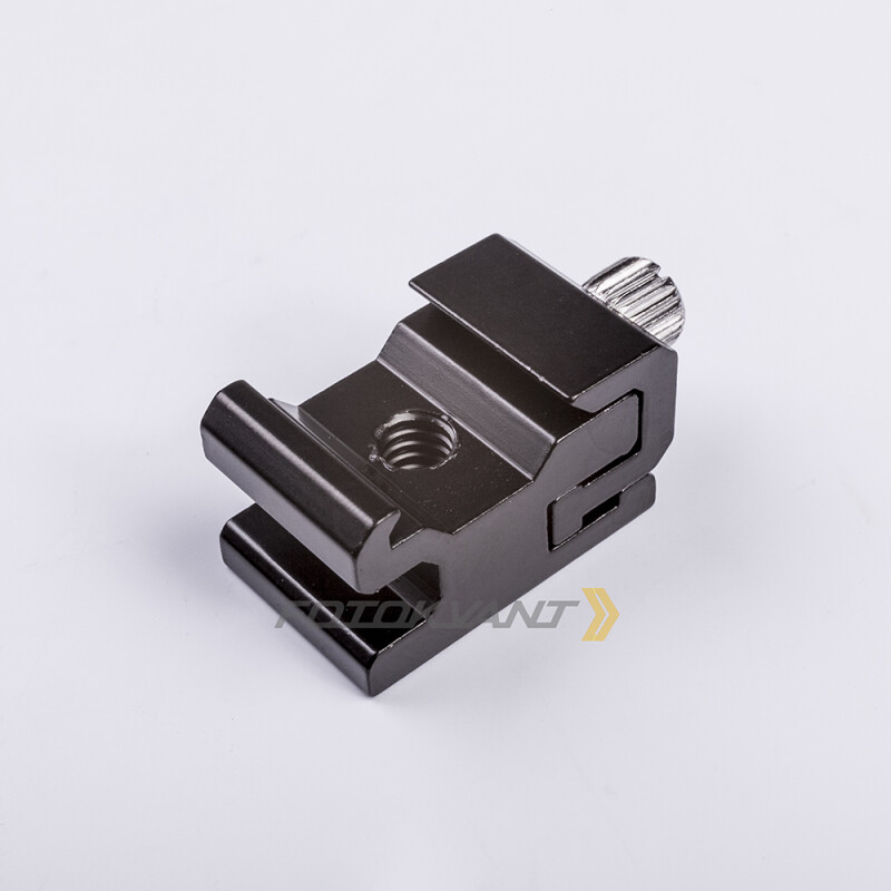 Fotokvant RFLH-07 переходник для фотовспышки холодный башмак на резьбу 1/4 дюйма металлический