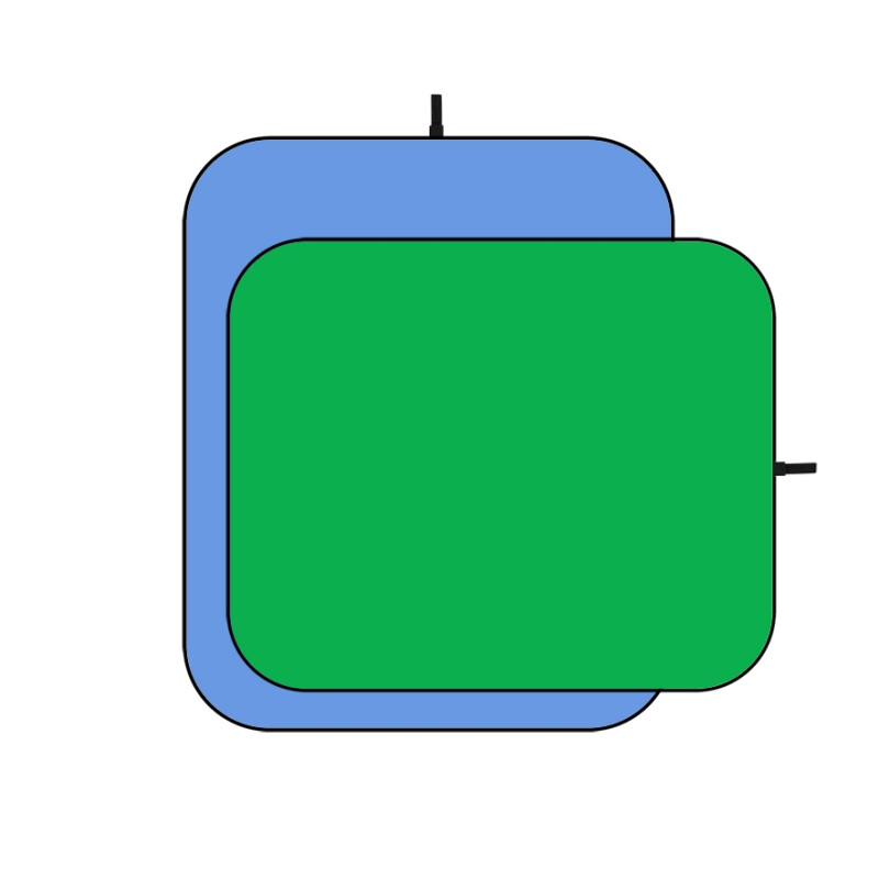 Fujimi FJ 706GB-150/200 складной фон 150х200 см хромакей синий/зелёный