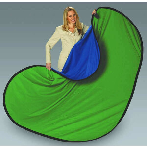 Fujimi FJ 706GB-150/200 складной фон 150х200 см хромакей синий/зелёный