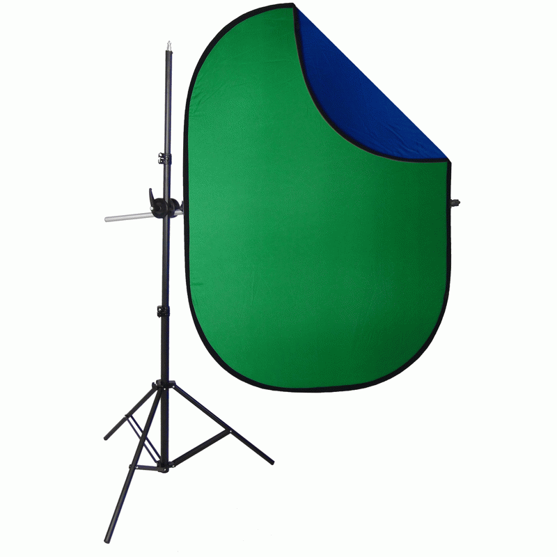 Fujimi FJ 706GB-150/200 складной фон 150х200 см хромакей синий/зелёный