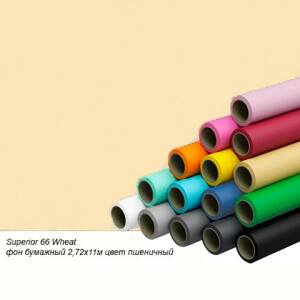 Superior 66 Wheat фон бумажный 1,35x11м цвет пшеничный