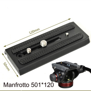 Fotokvant P-501-120 быстросъемная площадка 120 мм для штативов Manfrotto